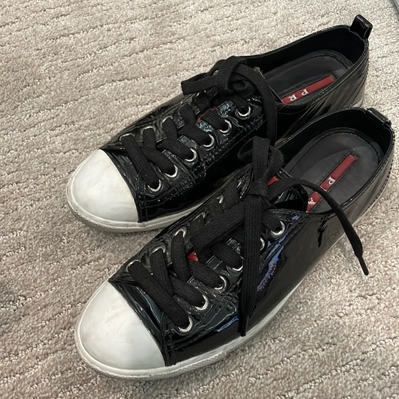 Patent Leather Prada Sneakers | Poshmark